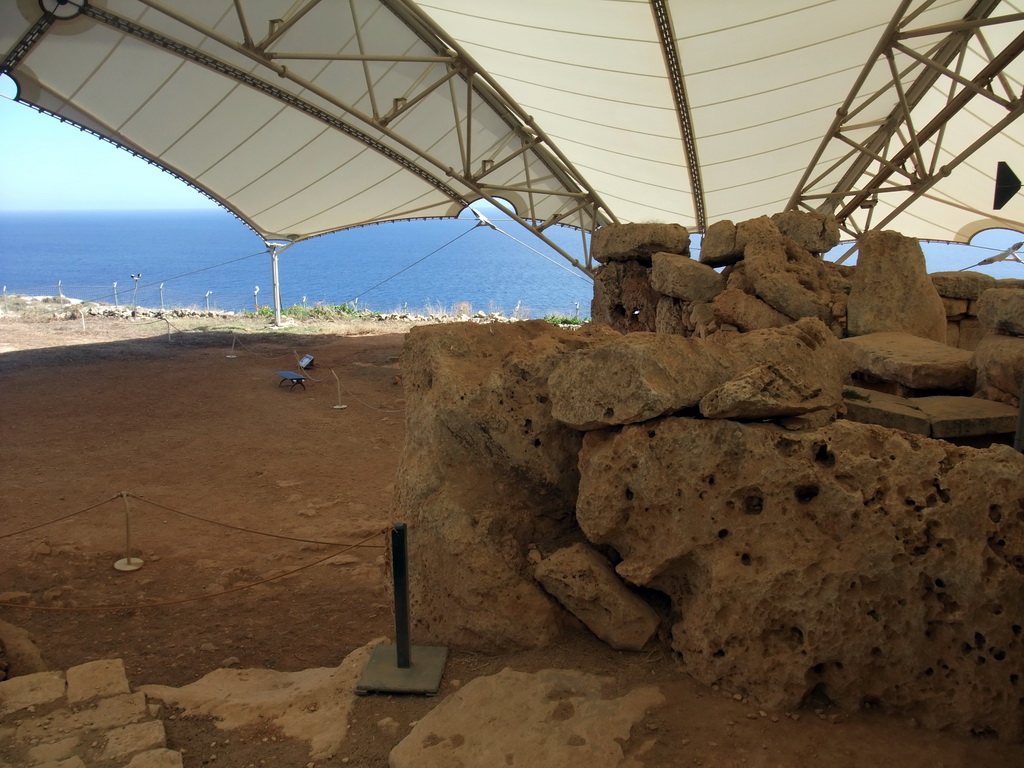 The north side of the South Temple of the Mnajdra Temples