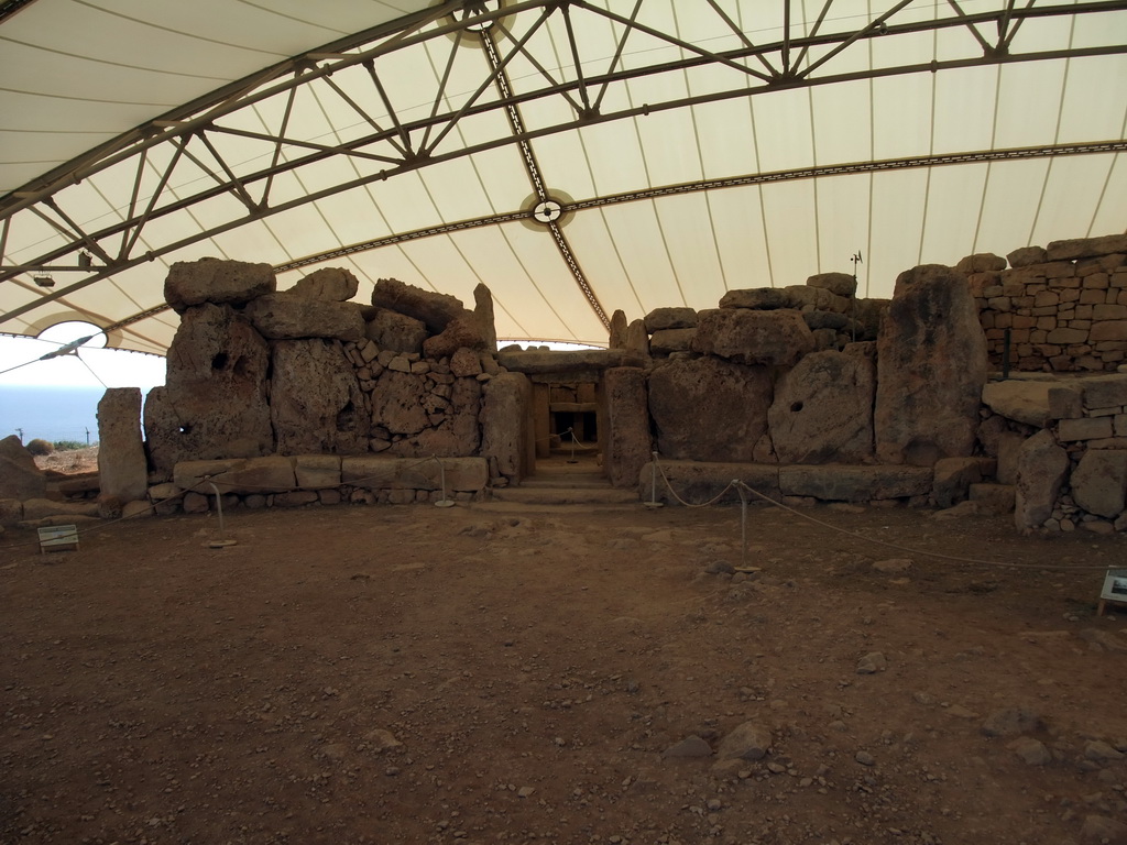 Front of the South Temple of the Mnajdra Temples