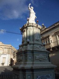 Statue of Santa Katarina at the south side of the Zurrieq Parish Church at Zurrieq