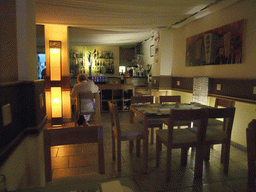 Inside the restaurant `The Kitchen` at the Triq It-Torri street at St. Julian`s