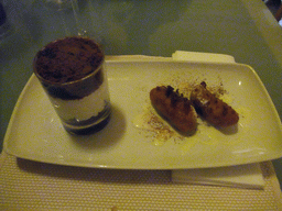 Dessert at the restaurant `The Kitchen` at the Triq It-Torri street at St. Julian`s