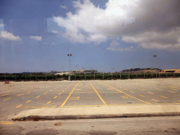 The Ta` Qali National Stadium, viewed from the bus from Sliema to Mdina