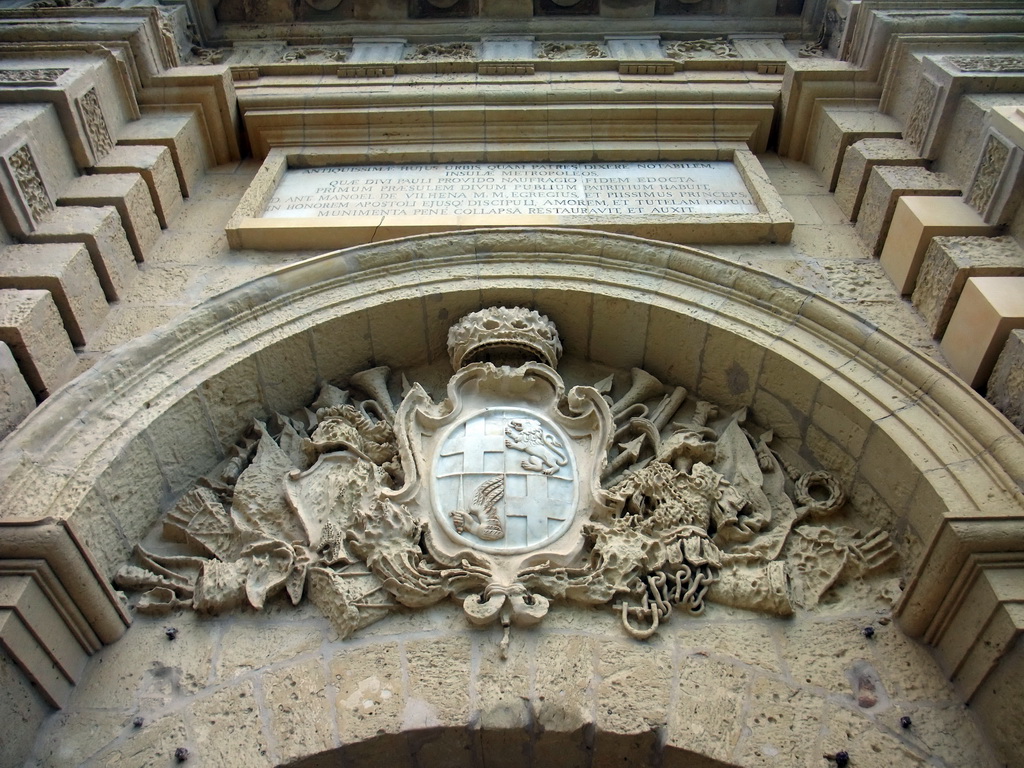 Relief at the Mdina Gate