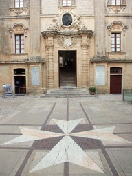 Front of the Vilhena Palace at Mdina