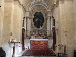 Inside St. Agatha`s Chapel at Mdina