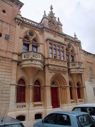 Front of the Casa Gourgion building at St. Paul`s Square at Mdina