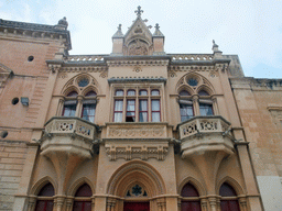 Front of the Casa Gourgion building at St. Paul`s Square at Mdina