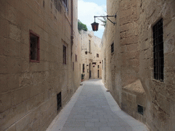 The Triq Is-Salib Imqaddes street at Mdina