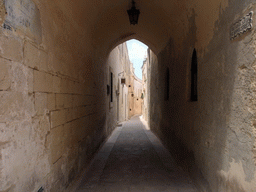 The Triq Santa Sofija street at Mdina