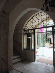 Inside the Palazzo Falzon at the Triq Villegaignon street at Mdina