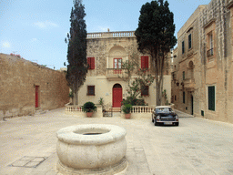 The Villa Tesoriere at the Pjazza Tas-Sur square (Bastion Square) at Mdina