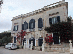 Front of the Casa Beaulieu building at the Pjazza Tas-Sur square at Mdina