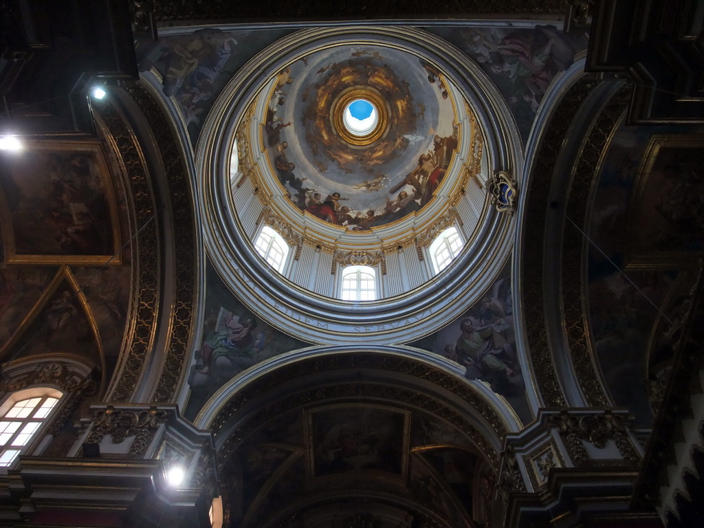Dome of St. Paul`s Cathedral at Mdina
