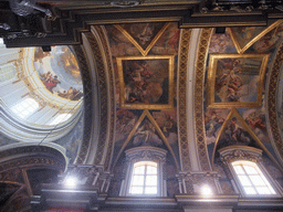 Nave and dome of St. Paul`s Cathedral at Mdina