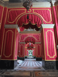 Left nave and chapel with altar at St. Paul`s Cathedral at Mdina