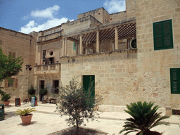 Front of the building of the show `The Mdina Experience` at the Misrah Mesquita square at Mdina
