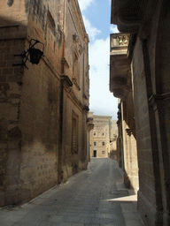 Narrow street at Mdina