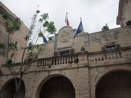 East building of the Xara Palace hotel at the Misrah Il-Kunsill square at Mdina