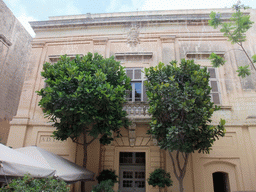 Front of the Xara Palace hotel at the Misrah Il-Kunsill square at Mdina