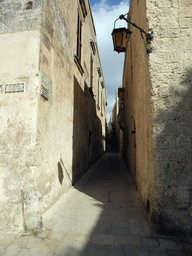 The Triq Inguanez street at Mdina