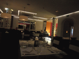 Inside Zest Asian Fusion Restaurant at Spinola Bay at St. Julian`s