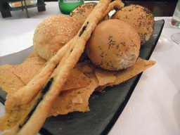 Bread at Zest Asian Fusion Restaurant at Spinola Bay at St. Julian`s