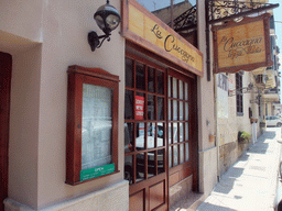 Front of our lunch restaurant `La Cuccagna` at the Triq Amery street at Sliema