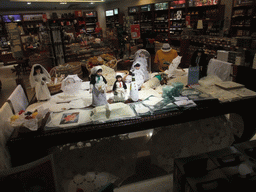 Maltese souvenirs in a shop at Malta International Airport