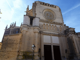 Northeast side of the Church of our Lady of Sorrows at the Plaça del Rector Rubí square