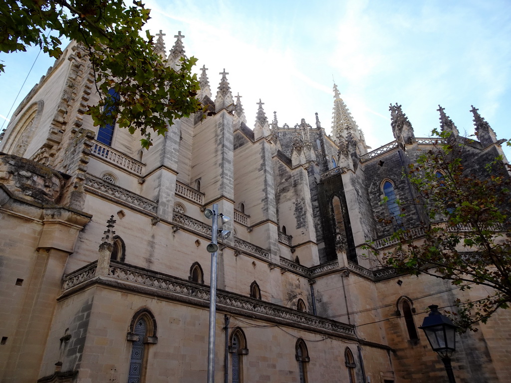 North side of the Church of our Lady of Sorrows at the Plaça del Rector Rubí square