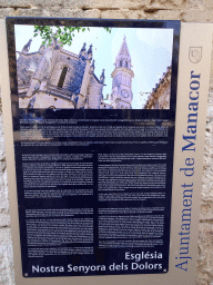 Information on the Church of our Lady of Sorrows