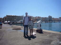 Tim and Miaomiao at the Old Port