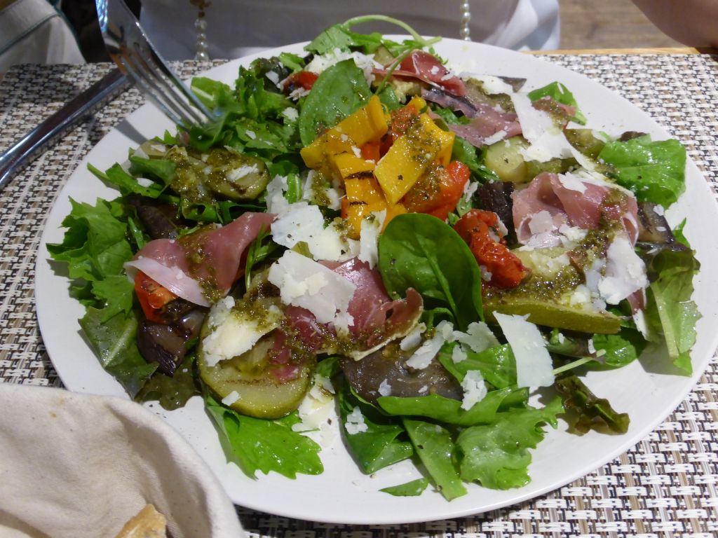 Lunch at the Galeries Lafayette Marseille shopping mall