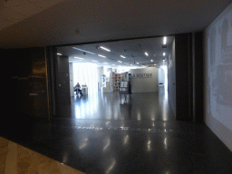 Entrance to the Musée d`Histoire de Marseille museum at the Galeries Lafayette Marseille shopping mall