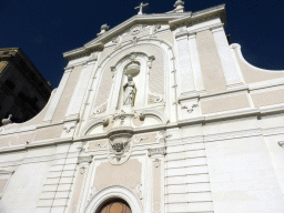 Facade of the Église des Augustins church at the Quai des Belges street