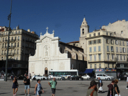 Front of the Église des Augustins church at the Quai des Belges street