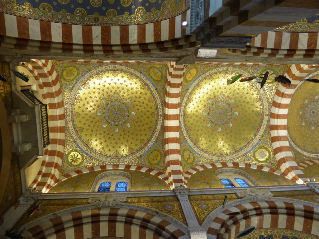 Ceiling of the nave of the Notre-Dame de la Garde basilica