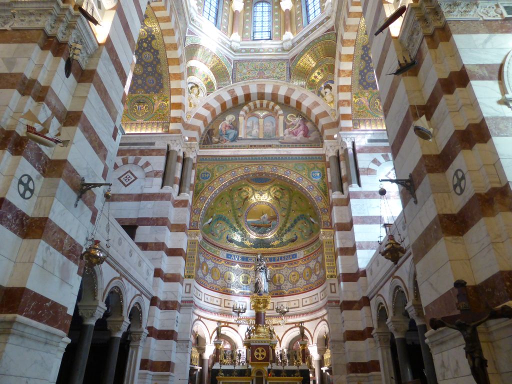 Apse and altar of the Notre-Dame de la Garde basilica