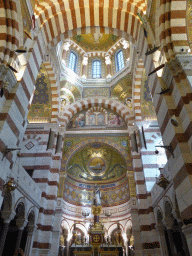 Apse and altar of the Notre-Dame de la Garde basilica