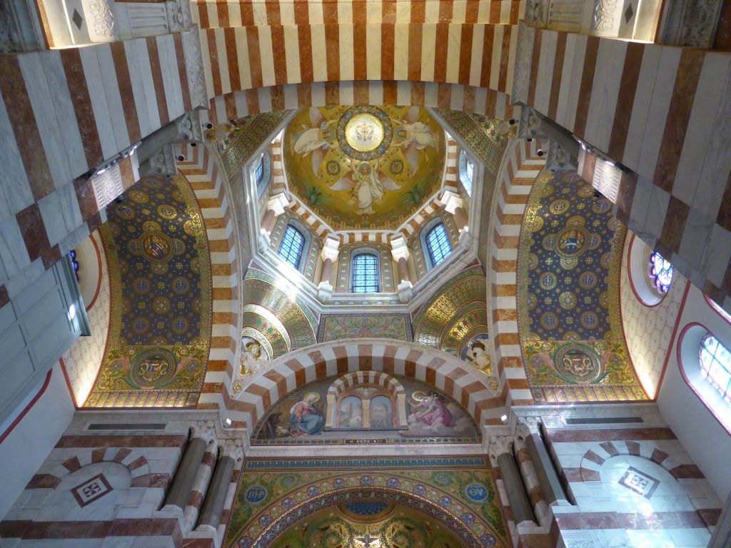 Apse and dome of the Notre-Dame de la Garde basilica