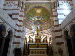 Apse and altar of the Notre-Dame de la Garde basilica