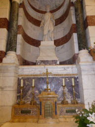 Statue at the third left side chapel of the Notre-Dame de la Garde basilica