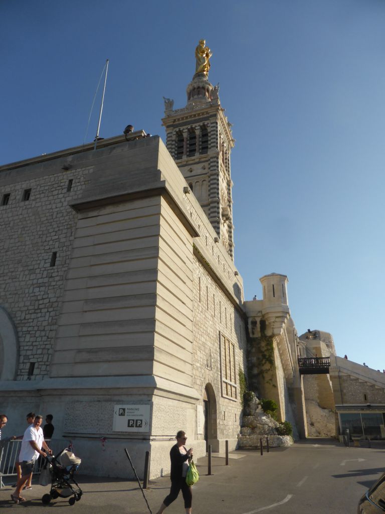 North corner and tower of the Notre-Dame de la Garde basilica