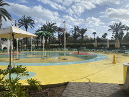 Water playground at the east swimming pool at the Abora Buenaventura by Lopesan hotel