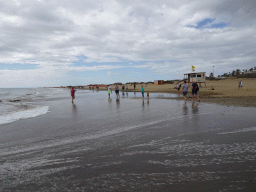 The Playa del Inglés beach