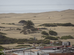 The Maspalomas Dunes, viewed from the Paseo Costa Canaria street