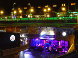 Front of the Coco Loco Bar at the Yumbo Centrum shopping mall, by night