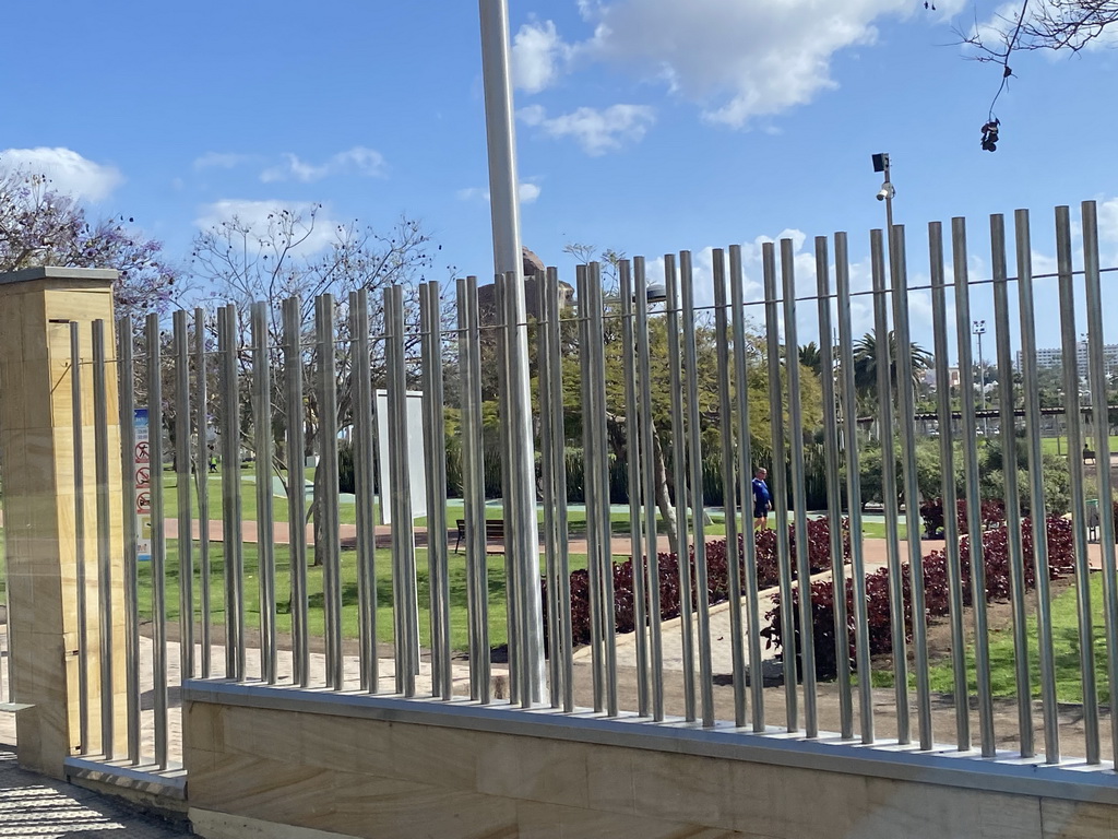 The Parque del Sur park, viewed from the bus to the Palmitos Park on the GC-503 road