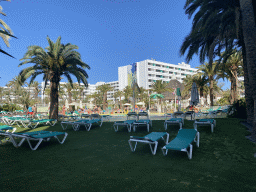 Water playground at the east swimming pool at the Abora Buenaventura by Lopesan hotel