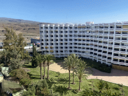 The Agaete Parque hotel, viewed from the seventh floor of the Abora Buenaventura by Lopesan hotel